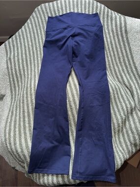 aerie Midnight Navy High-Waist Flare Leggings